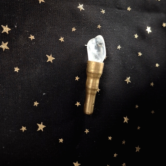 Handmade Accessories - Itty Bitty Bullet Quartz Charm Wand